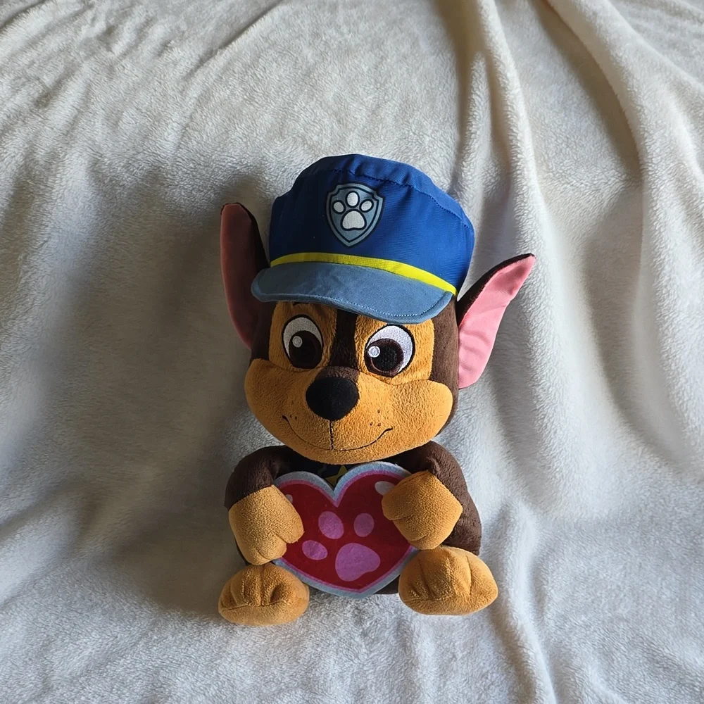 Nickelodeon Paw‎ Patrol Chase Stuffed Dog Valentine’s Day Plush 13 inches.